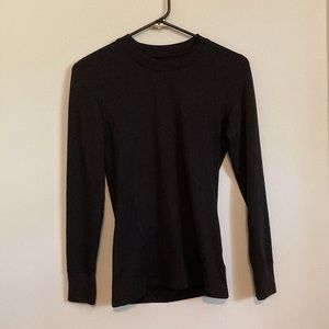 Magellan Outdoors Black Long Sleeve Workout Shirt Size S